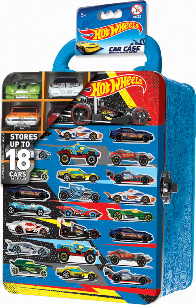 Кейс портативный для хранения машинок | Hot Wheels