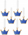Набор елочных украшений «Синие короны»