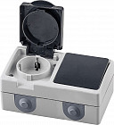 Розетка с выключателем