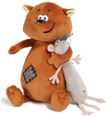 Игрушка мягкая «Котэ & Mouse»