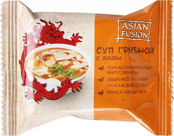 Суп «Грибной с яйцом» | Asian Fusion