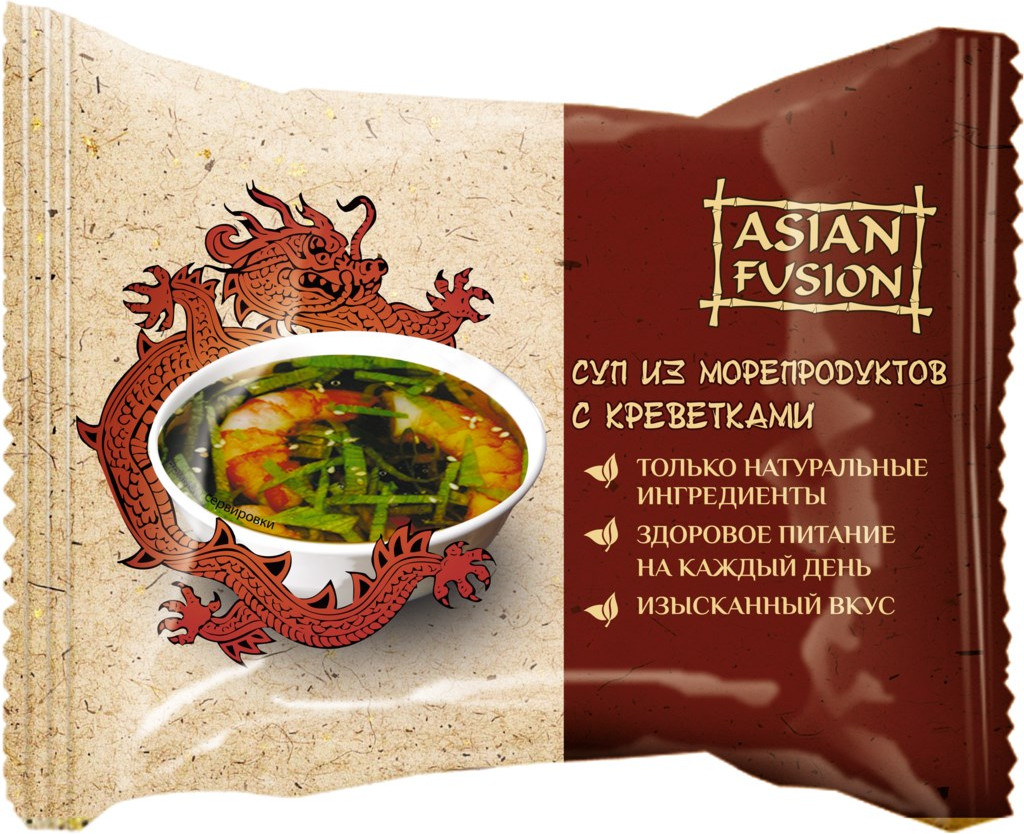 Суп «Морепродукты с креветками» | Asian Fusion