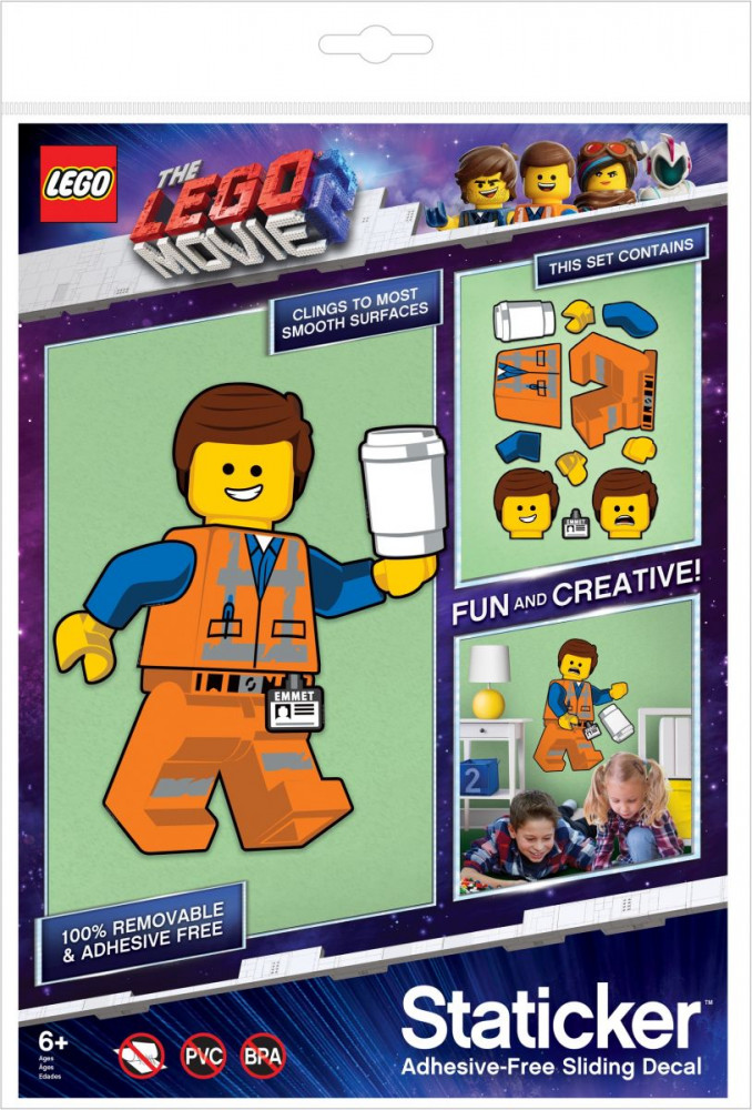 Набор наклеек «Staticker Emmet» | LEGO Movie 2 | LEGO