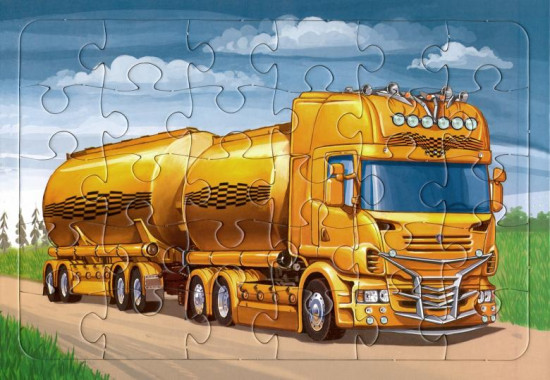Пазл «Грузовой автомобиль Scania»