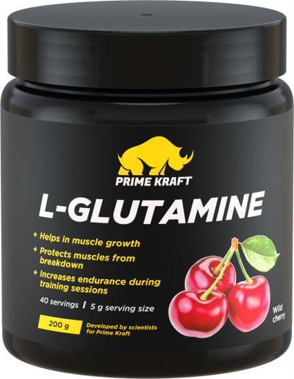 Аминокислота L-Glutamine со вкусом дикой вишни