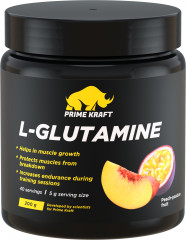 Аминокислота L-Glutamine со вкусом персика и маракуйи