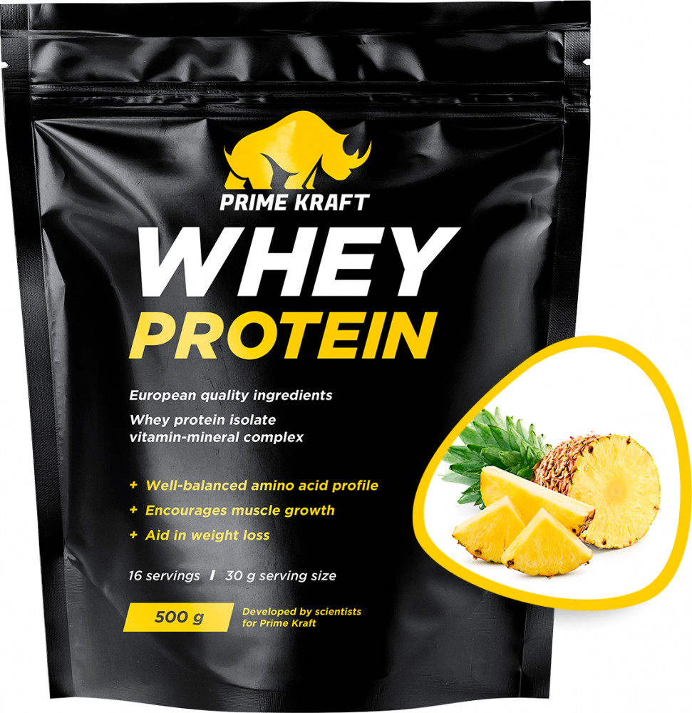 Протеин сывороточный со вкусом ананасового фреша | Whey | PRIMEKRAFT