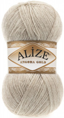 Пряжа для вязания «Angora Gold», 152 Бежевый меланж