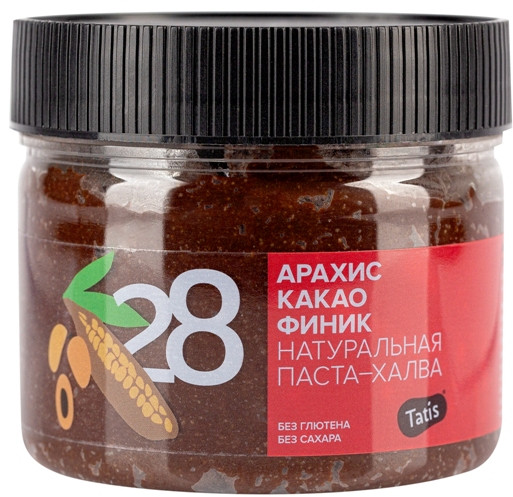 Паста-халва арахисовая с какао