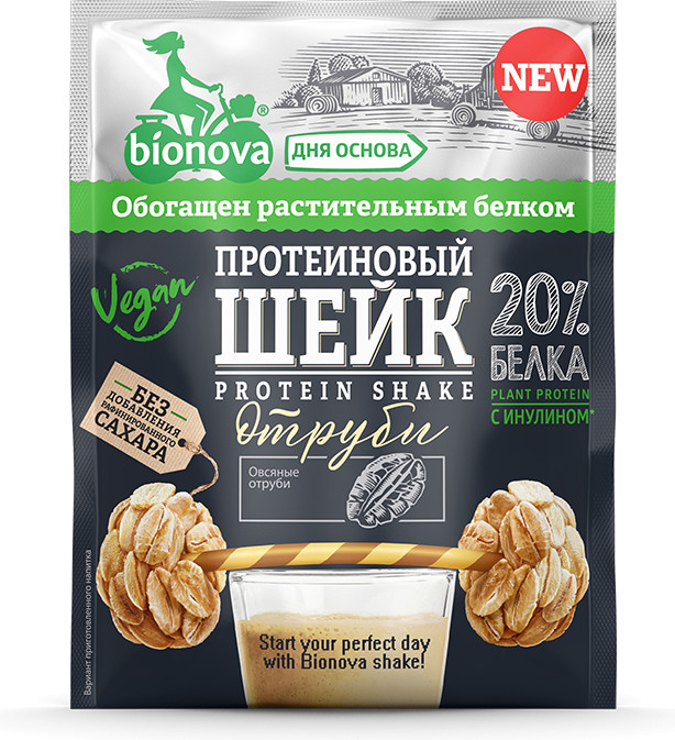 Шейк протеиновый с отрубями | Bionova