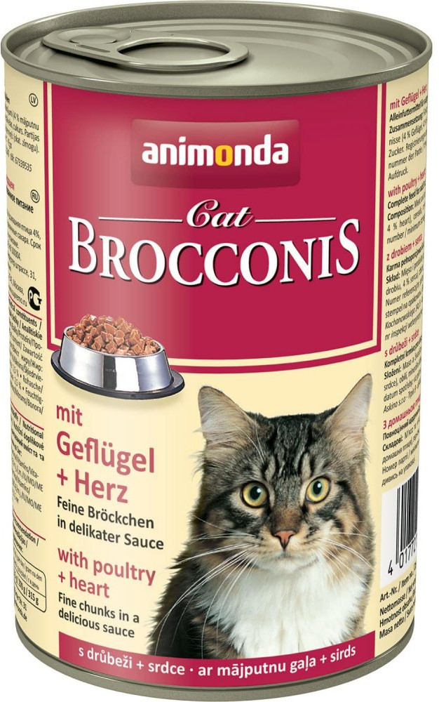 Корм для кошек с домашней птицей и сердцем | Brocconis | Animonda