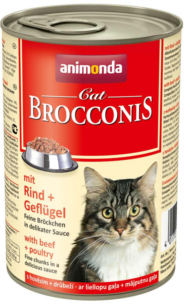 Корм для кошек с говядиной и домашней птицей | Brocconis | Animonda