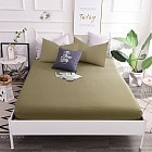 Простыня на резинке с наволочками (2-спальная, ранфорс, 2 наволочки 50×70)