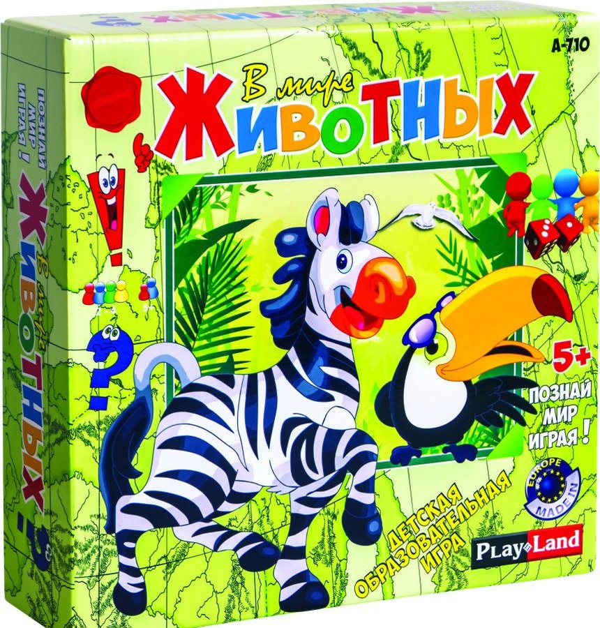 Игра настольная «В мире животных» | Play Land