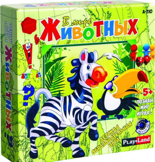 Игра настольная «В мире животных»