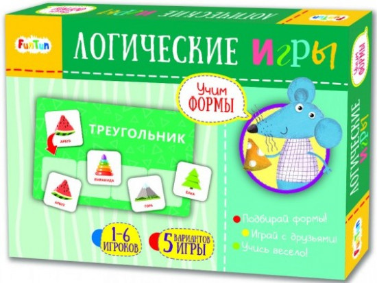 Настольная игра «Учим формы»