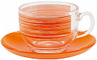 Набор чайный на 6 персон «Brush Mania Orange»