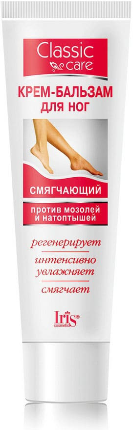 Крем-бальзам для ног смягчающий против мозолей и натоптышей | Classic Care | Iris Cosmetic