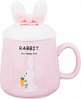 Кружка с крышкой и ложкой «Rabbit»