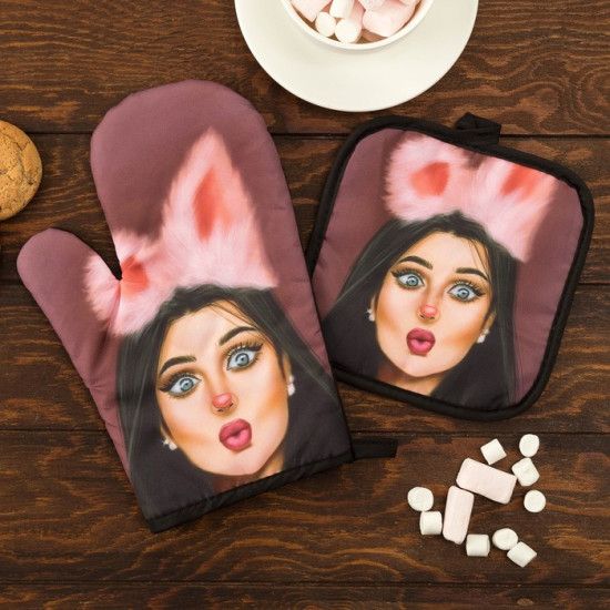 Набор прихваток «Пушистая»