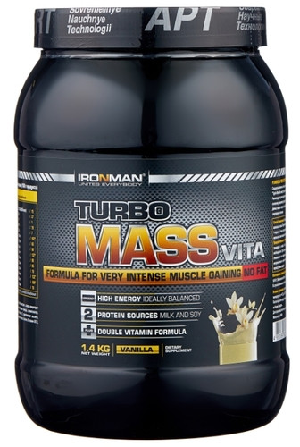 Гейнер со вкусом ванили «Turbo Mass Vita»