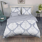 Комплект постельного белья «Белая королева» (арт. 9487/1, евро, бязь, 2 наволочки 70×70)