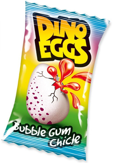 Жевательная резинка Dinoeggs Bubble Gum «Яйцо Динозавра» | Fini