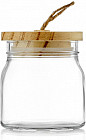 Банка для сыпучих продуктов с деревянной крышкой «Ambry»