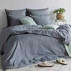 Комплект постельного белья (семейный, меланж, 2 наволочки 50×70 и 2 наволочки 70×70)