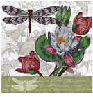 Набор для вышивания бисером «Кувшинки и стрекоза»