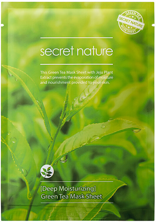 Маска для лица с экстрактом зеленого чая | Secret Nature