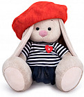 Игрушка мягкая «Зайка Ми в тельняшке и берете»