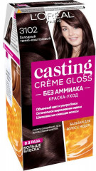 Краска-уход для волос «Casting Creme Gloss», оттенок 3102 Холодный темно-каштановый