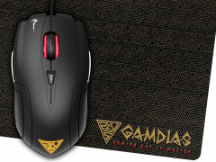 Мышь Gamdias Demeter E1 с ковриком