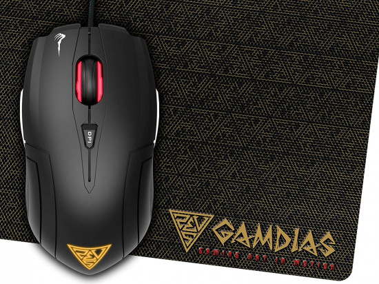 Мышь Gamdias Demeter E1 с ковриком