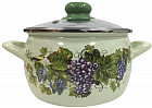 Кастрюля с крышкой «Виноград»
