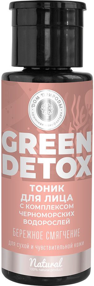 Тоник для лица «Бережное смягчение» | Green Detox | Мануфактура Дом Природы