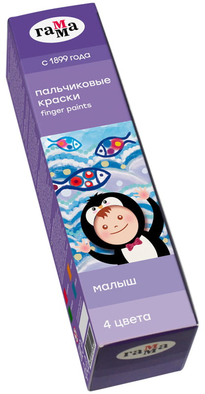 Краски пальчиковые «Малыш» | Малыш | Гамма
