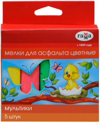 Мелки для асфальта «Мультики»