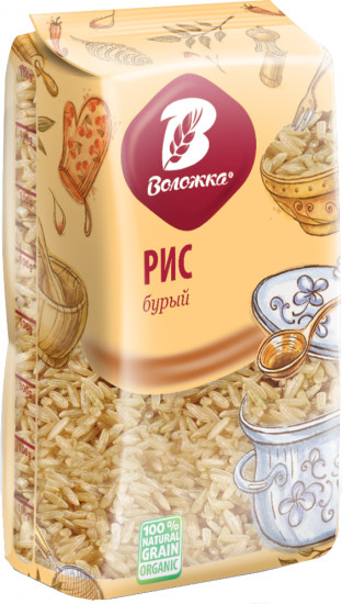 Рис бурый
