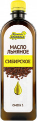 Масло льняное «Сибирское»