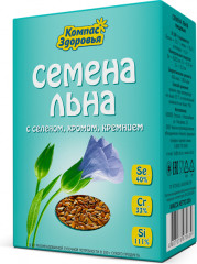 Семена льна с селеном, хромом, кремнием