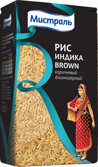 Рис длиннозерный «Индика Brown»