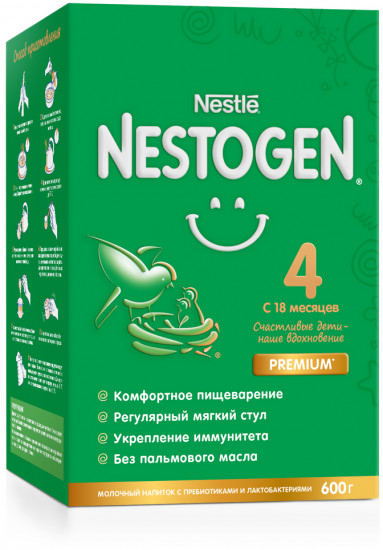 Смесь молочная сухая «Nestogen Premium №4»