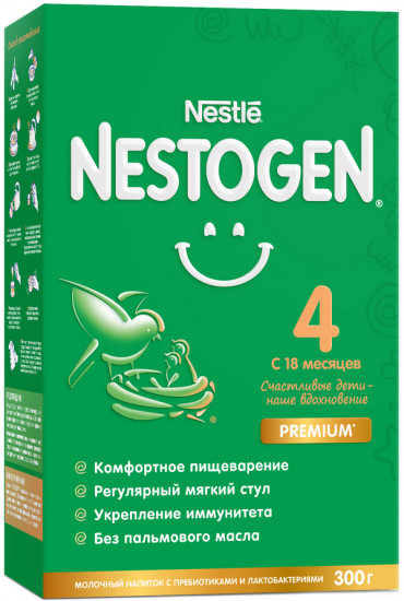 Смесь молочная сухая «Nestogen Premium №4»