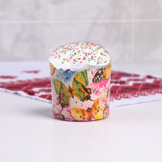 Форма бумажная «Бабочки цветные»