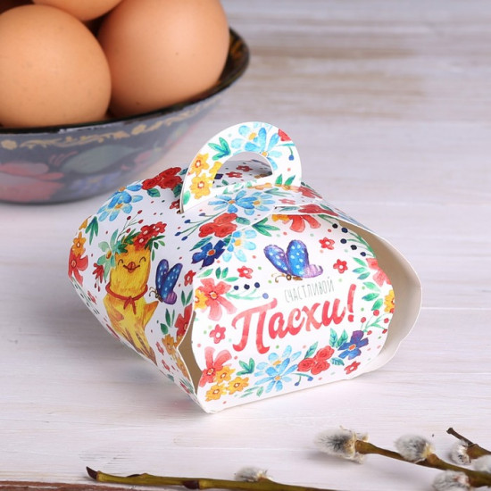 Коробочка пасхальная для яйца