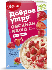 Каша овсяная с клубникой