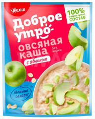 Каша овсяная с яблоком