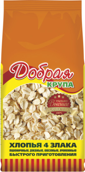 Хлопья крупяные «4 злака»